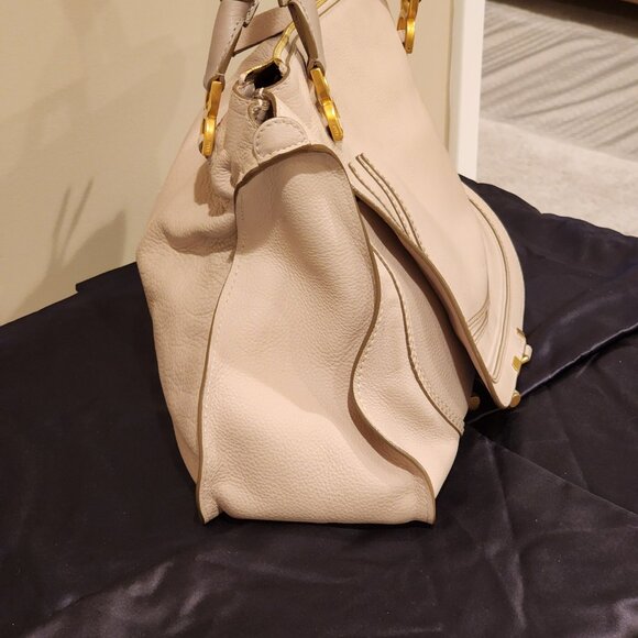 Excellent!! CHLOE: “Marcie” Large Double Carry Satchel bag - Picture 8 of 16